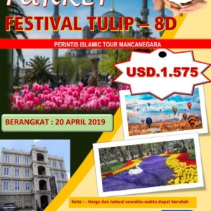 Paket wisata muslim turki festival tulip