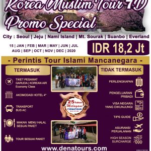 Paket tour korea muslim 07D