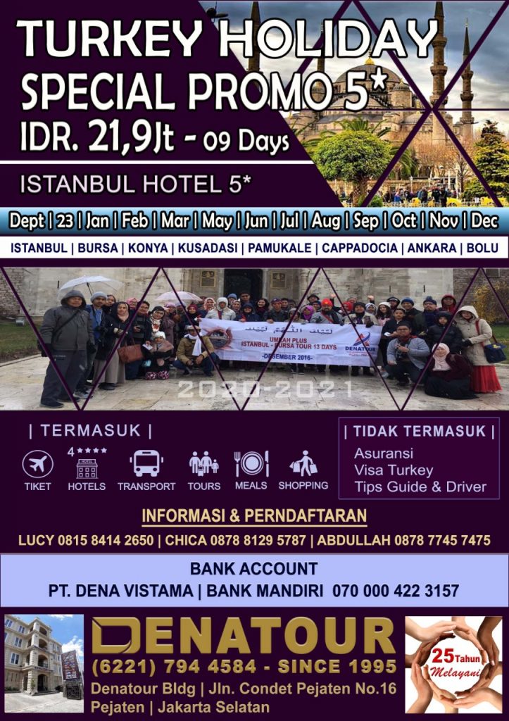 Paket Tour Muslim Turki Romantic